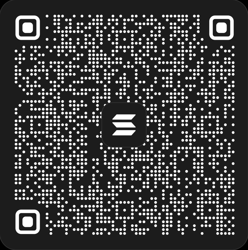 SOLウォレットQRコード